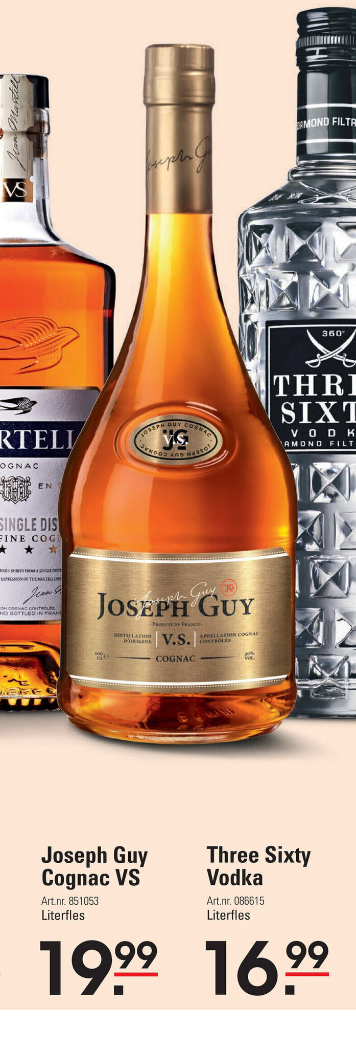 Joseph Guy Cognac Vs Aanbieding Bij Sligro