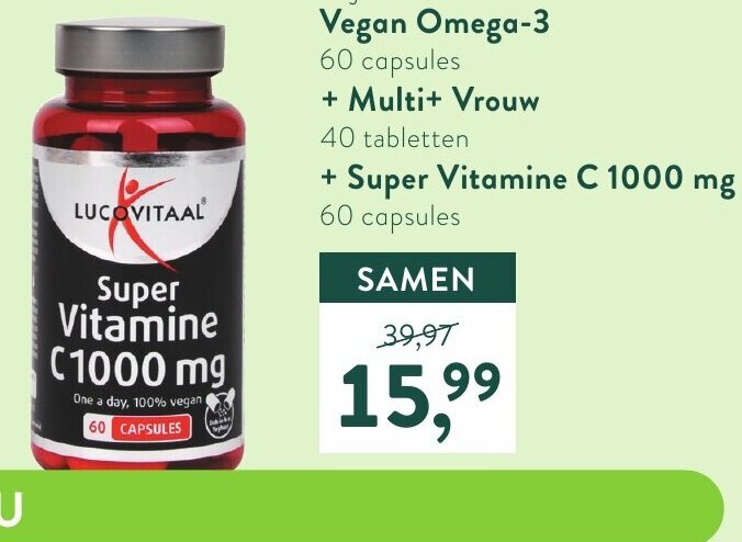 Super Vitamine C Mg Capsules Aanbieding Bij Holland Barrett