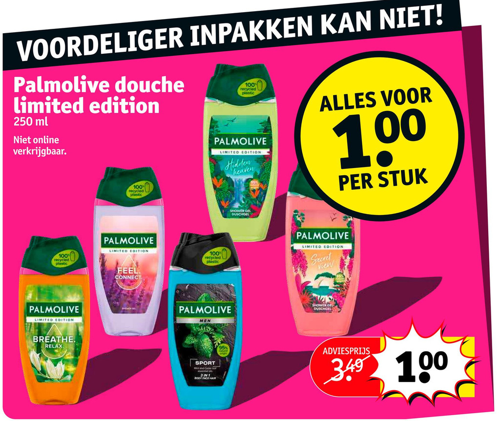 Palmolive Douche Limited Edition Aanbieding Bij Kruidvat