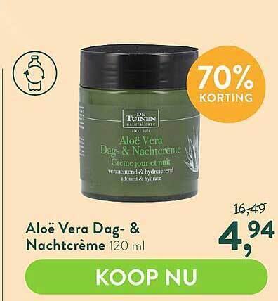 De Tuinen Alo Vera Dag Nachtcr Me Korting Aanbieding Bij