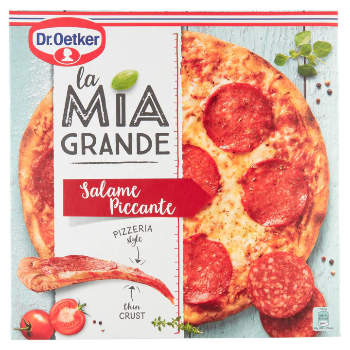 Dr Oetker La Mia Grande Pizza Salami Piccante G Aanbieding Bij Jumbo