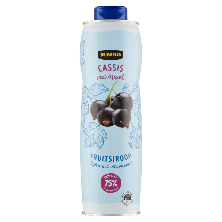 Jumbo Fruitsiroop Cassis Met Appel Ml Aanbieding Bij Jumbo