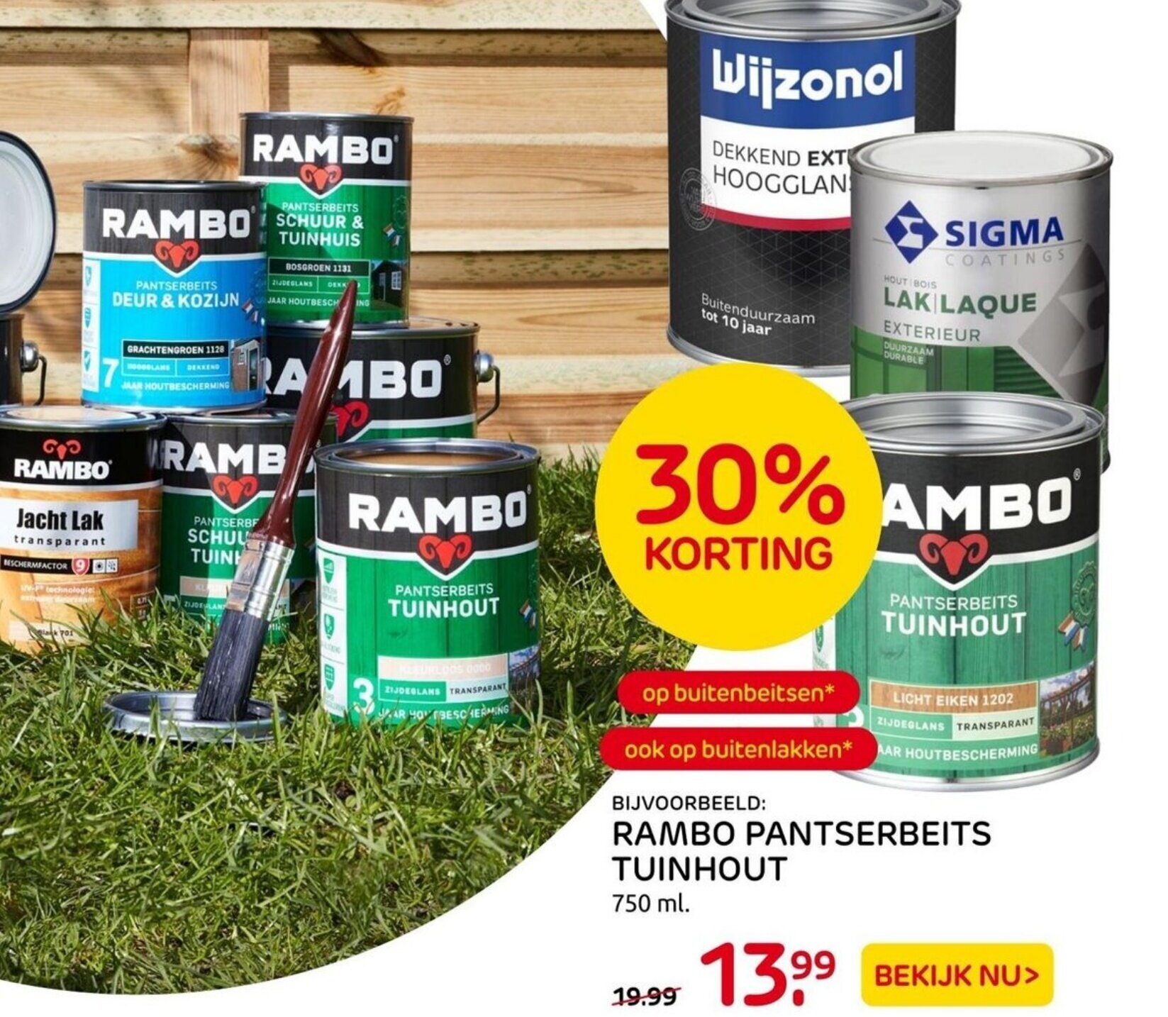 Rambo Pantserbeits Tuinhout 750ml Aanbieding Bij Praxis