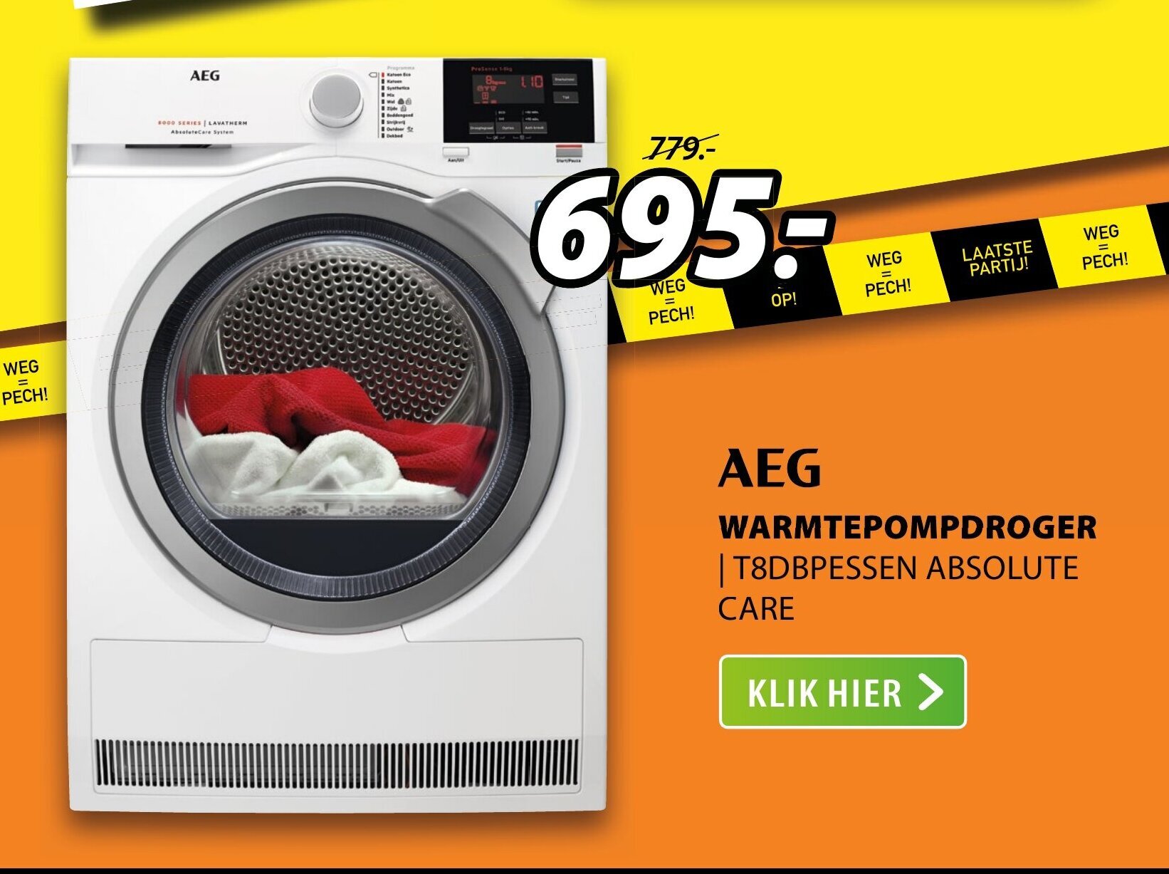 Aeg Warmtepompdroger Aanbieding Bij Expert