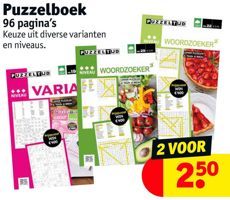 Puzzelboek Aanbieding Bij Kruidvat