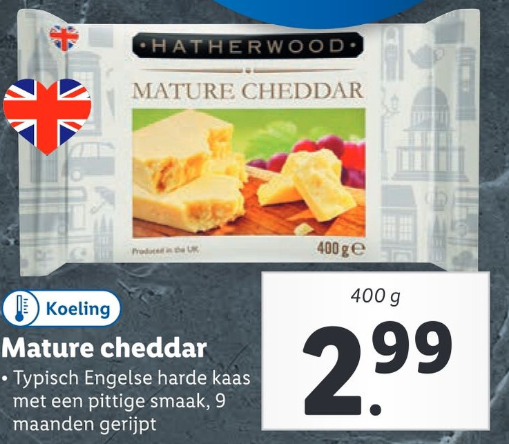 Mature Cheddar Aanbieding Bij Lidl