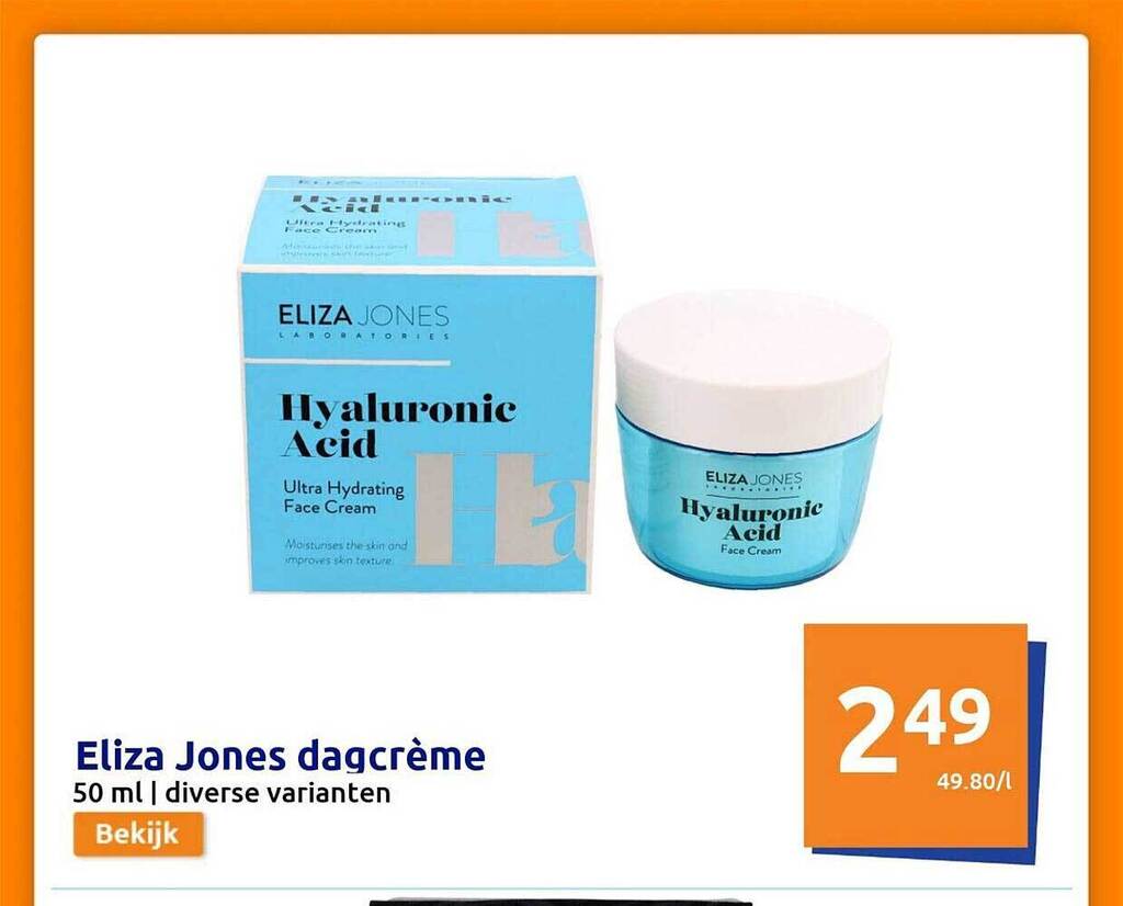 Eliza jones dagcrème aanbieding bij Action