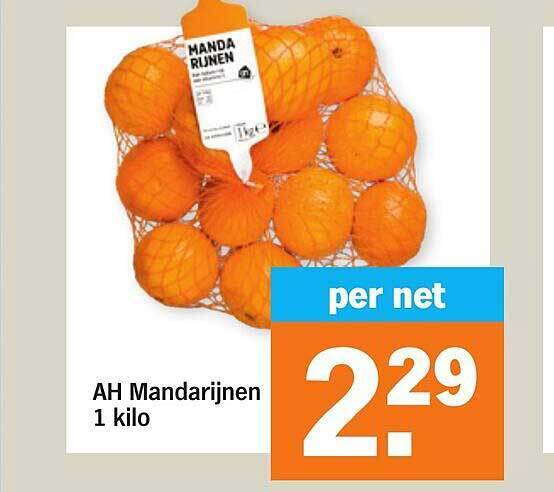 Ah Mandarijnen 1 Kilo Aanbieding Bij Albert Heijn