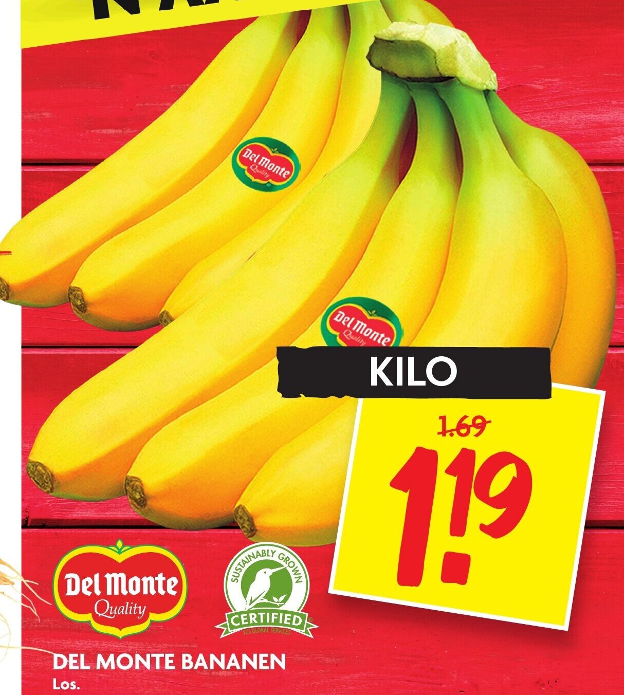 Del Monte Bananen Kg Aanbieding Bij Dekamarkt