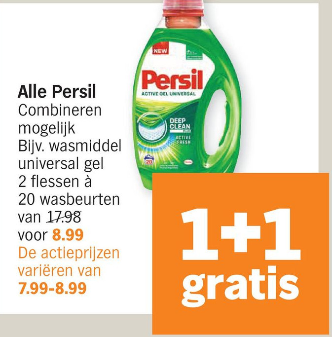 Alle Persil Gratis Aanbieding Bij Albert Heijn