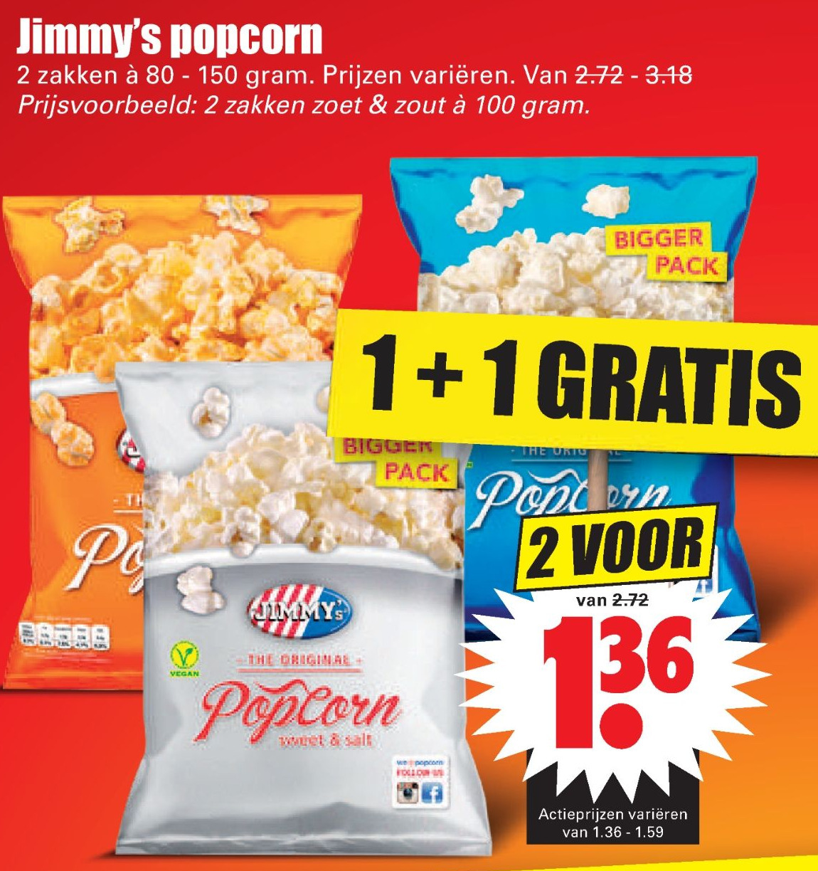 Jimmy S Popcorn Aanbieding Bij Dirk