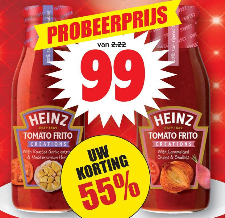 Heinz Tomato Frito Creations Aanbieding Bij Dirk