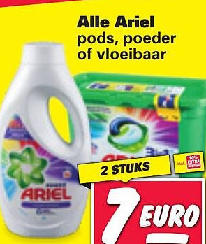 Alle Ariel Pods Poeder Of Vloeibaar Aanbieding Bij Nettorama