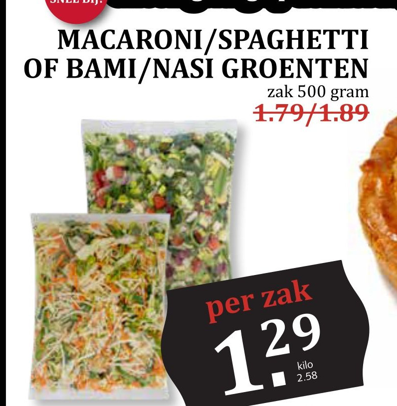 Macaroni Spaghetti Of Bami Nasi Groenten Aanbieding Bij Mcd Supermarkt