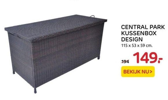 Central Park Kussenbox Design Aanbieding Bij Praxis