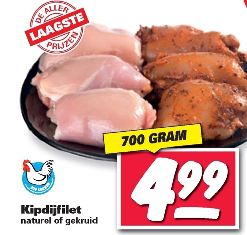 Kipdijfilet 700 Gram Aanbieding Bij Nettorama