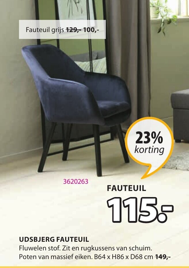 Udsbjerg Fauteuil B X H X D Cm Aanbieding Bij Jysk