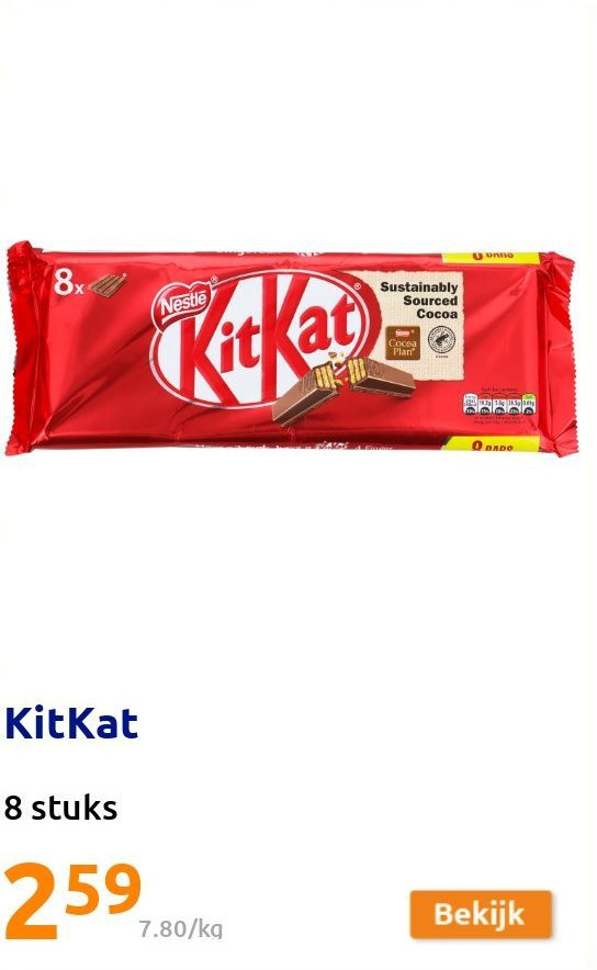 Kitkat Aanbieding Bij Action