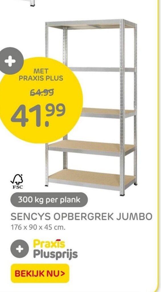 Sencys Opbergrek Jumbo X X Cm Aanbieding Bij Praxis