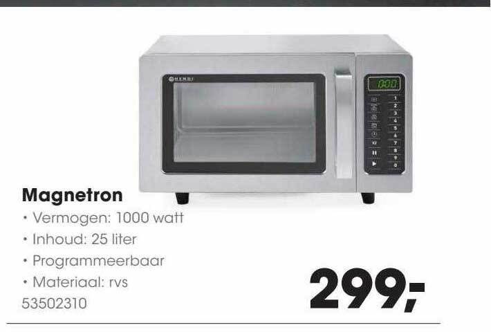 Magnetron Aanbieding Bij HANOS