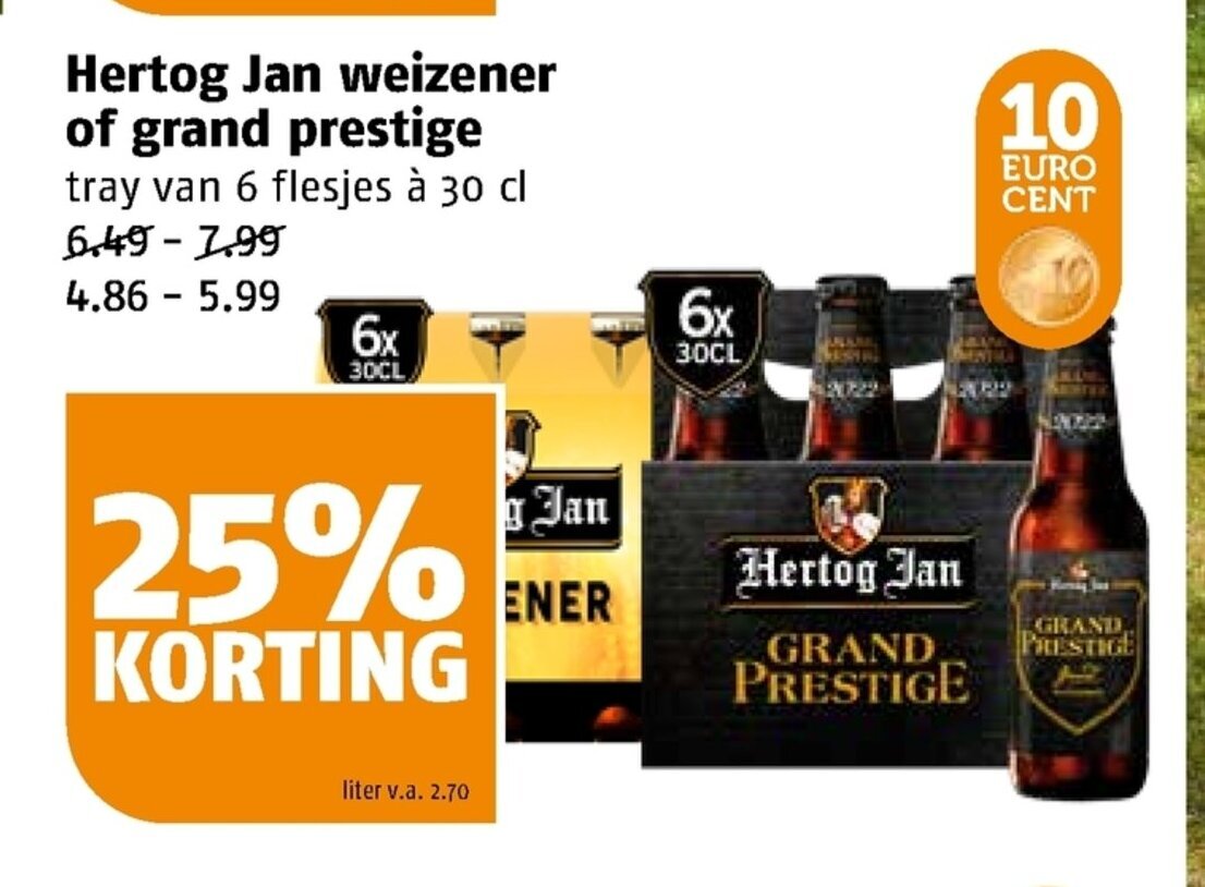 Hertog Jan Weizener Of Grand Prestige 6 Flesjes A 30 Cl Aanbieding Bij