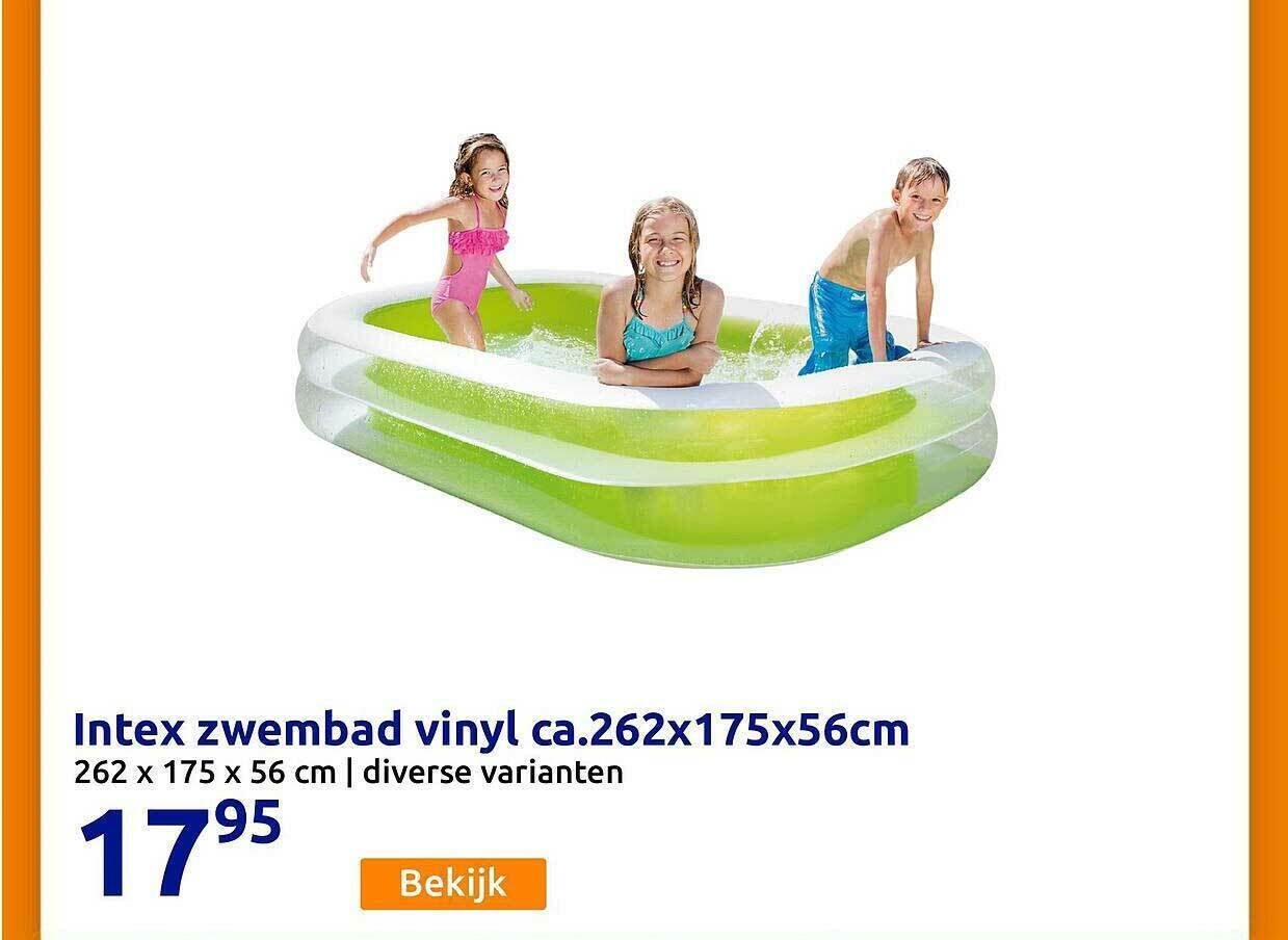 Intex Zwembad Vinyl 262x175x56 Cm Aanbieding Bij Action