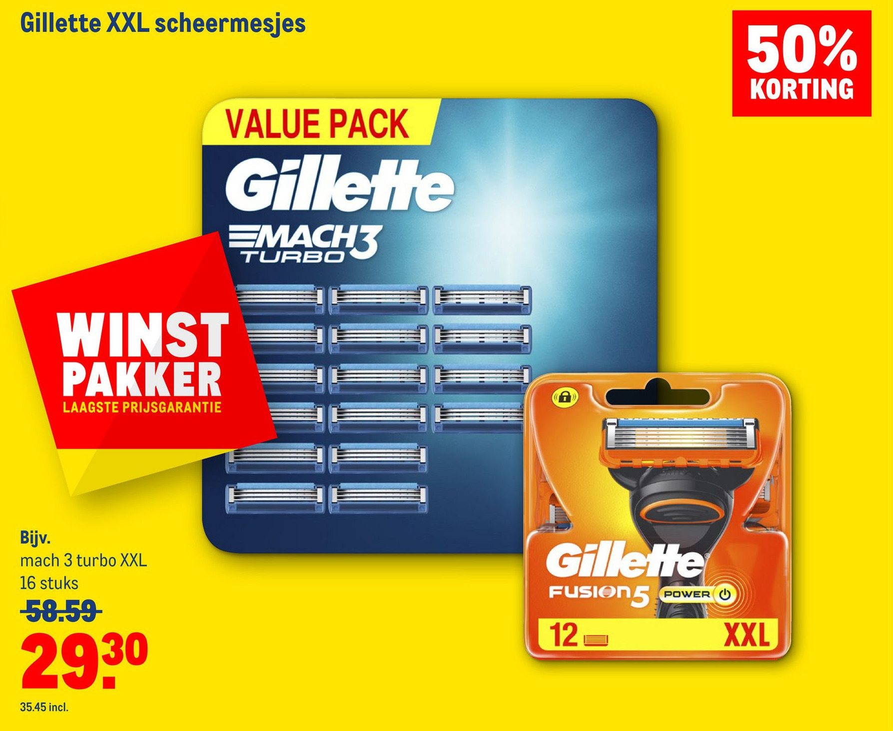 Gillette Xxl Scheermesjes Aanbieding Bij Makro