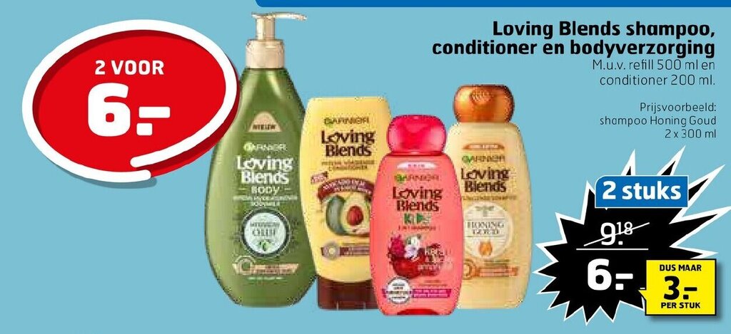 Loving Blends Shampoo Conditioner En Bodyverzorging 2 Stuks Aanbieding