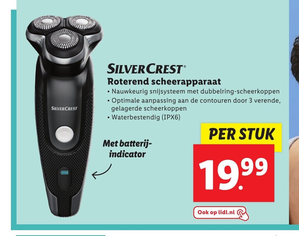 Silvercrest Roterend Scheerapparaat Aanbieding Bij Lidl