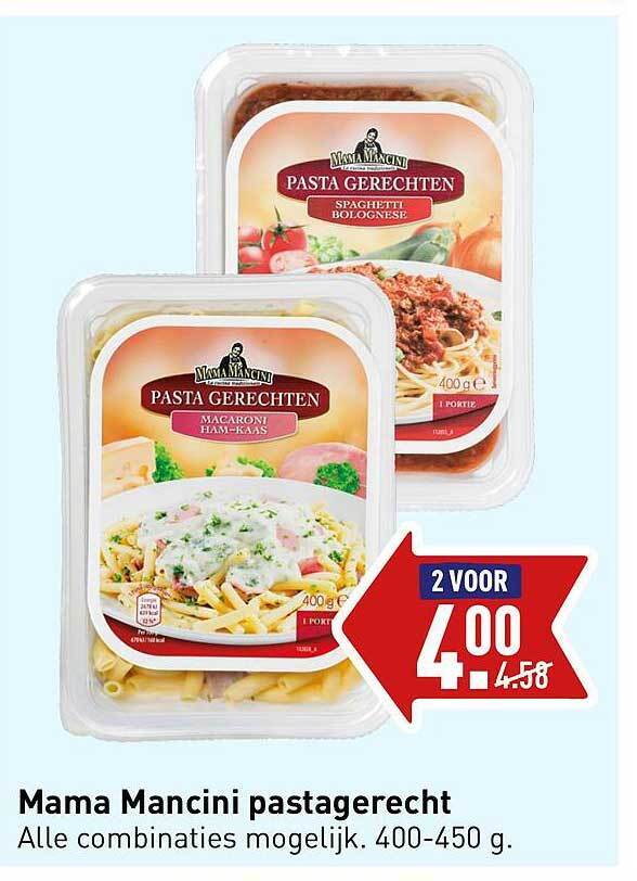 Mama Mancini Pastagerecht Aanbieding Bij Aldi