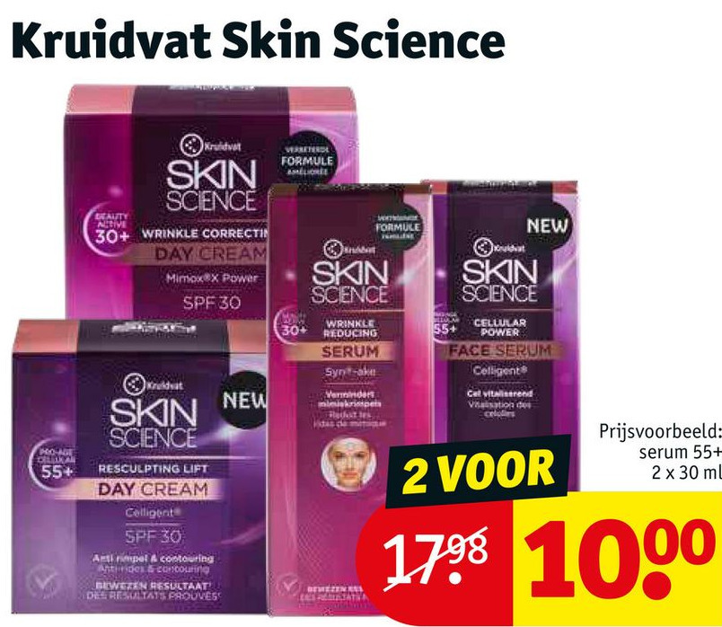 Kruidvat Skin Science Aanbieding Bij Kruidvat