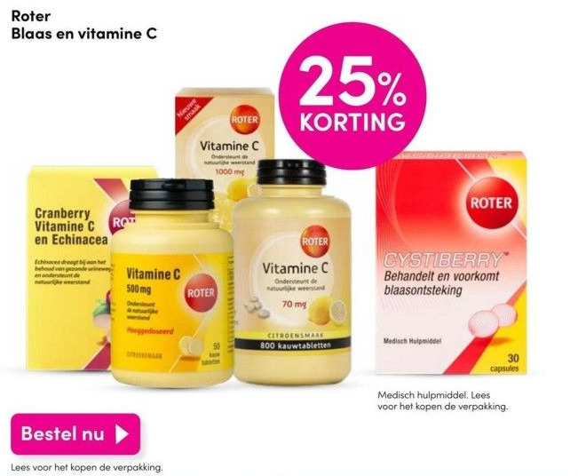 Roter Blaas En Vitamine C Aanbieding Bij Da