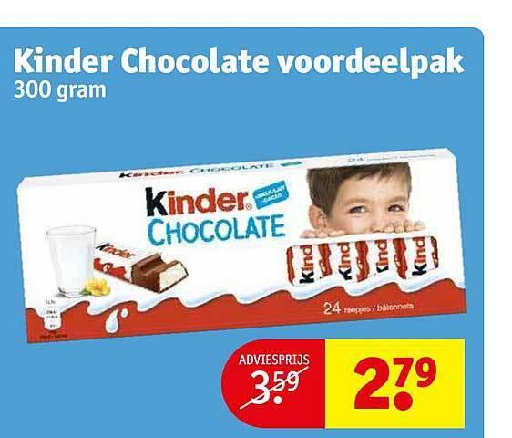 Kinder Chocolate Voordeelpak Aanbieding Bij Kruidvat