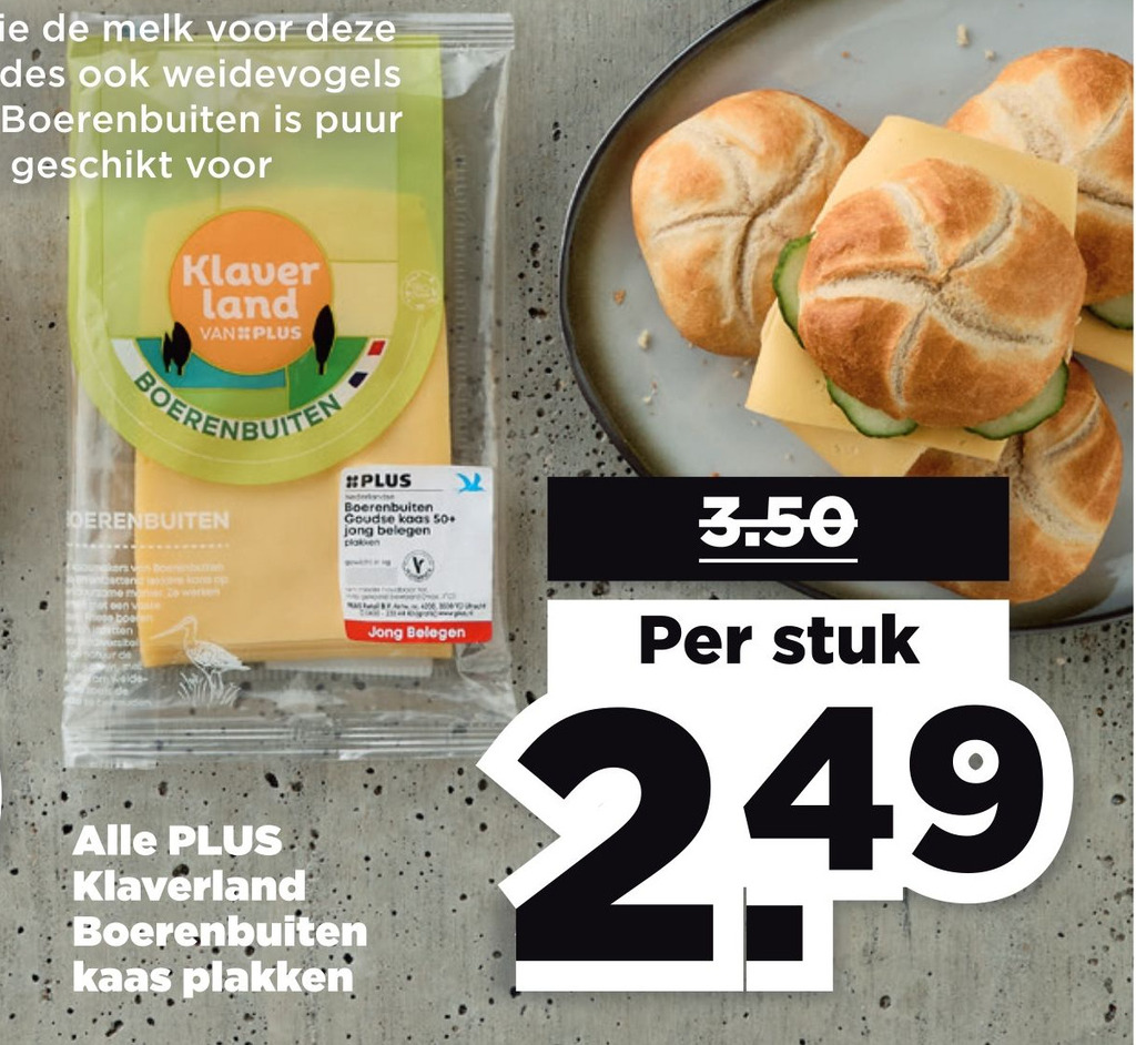 Alle Plus Klaverland Boerenbuiten Kaas Plakken Aanbieding Bij Plus