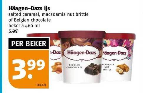 Häagen dazs ijs aanbieding bij Poiesz