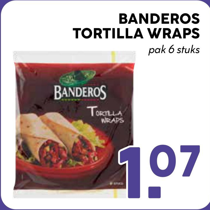 Banderos Tortilla Wraps Aanbieding Bij MCD Supermarkt