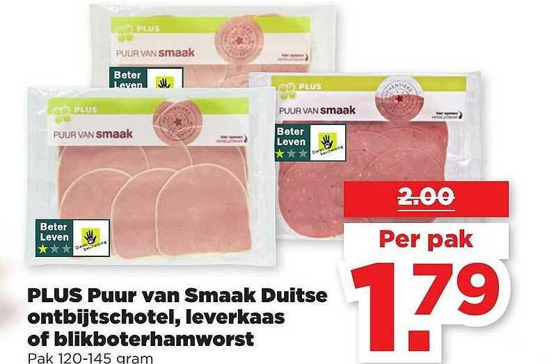 Plus Puur Van Smaak Duitse Ontbijtschotel Leverkaas Of