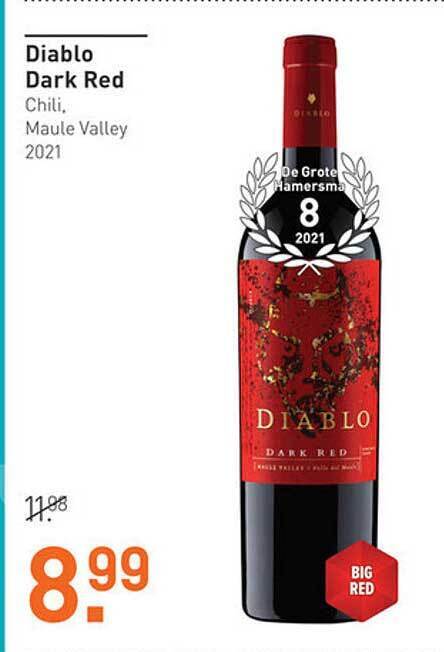 Diablo Dark Red Aanbieding Bij Gall Gall