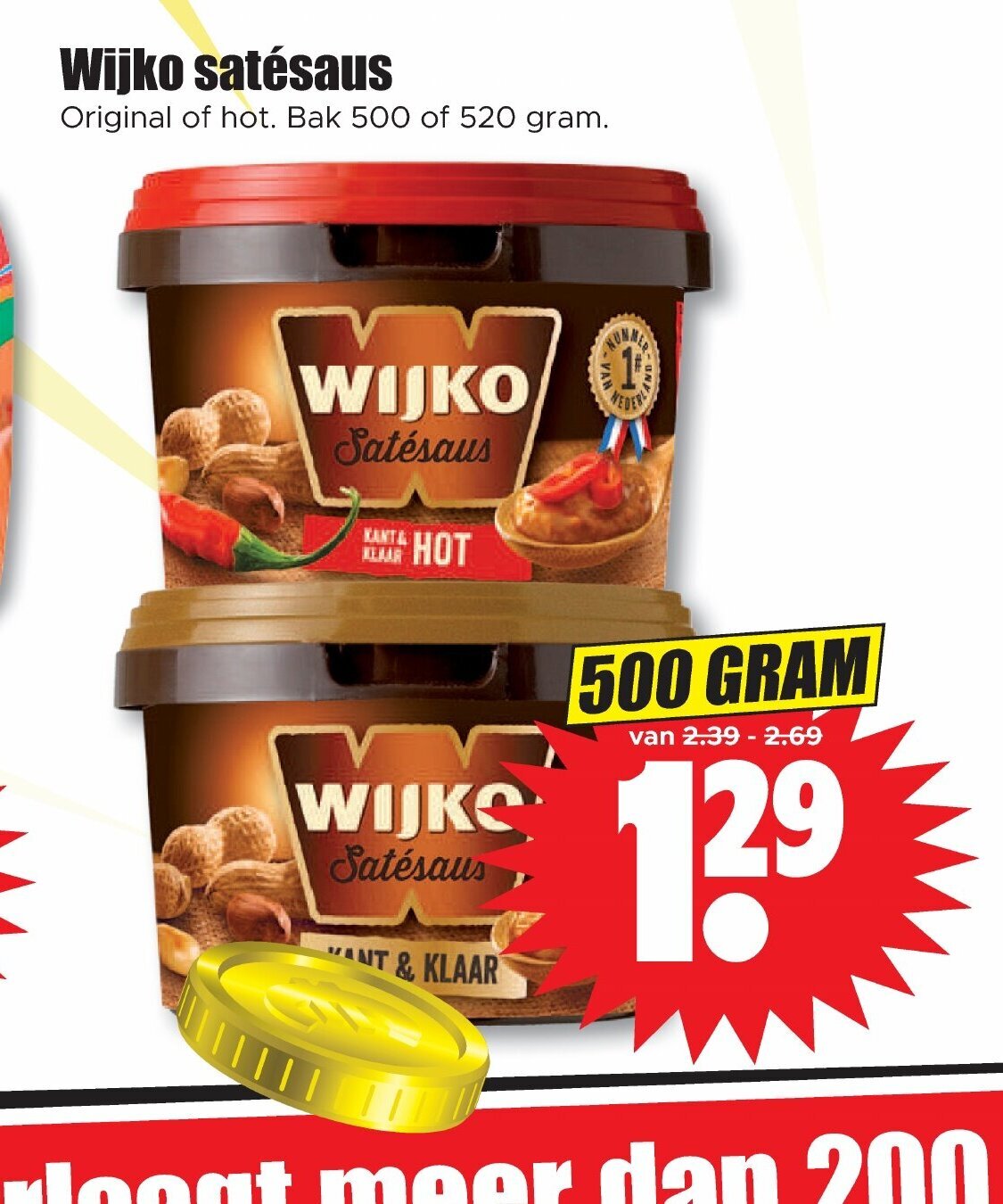 Wijko Satesaus Gram Aanbieding Bij Dirk