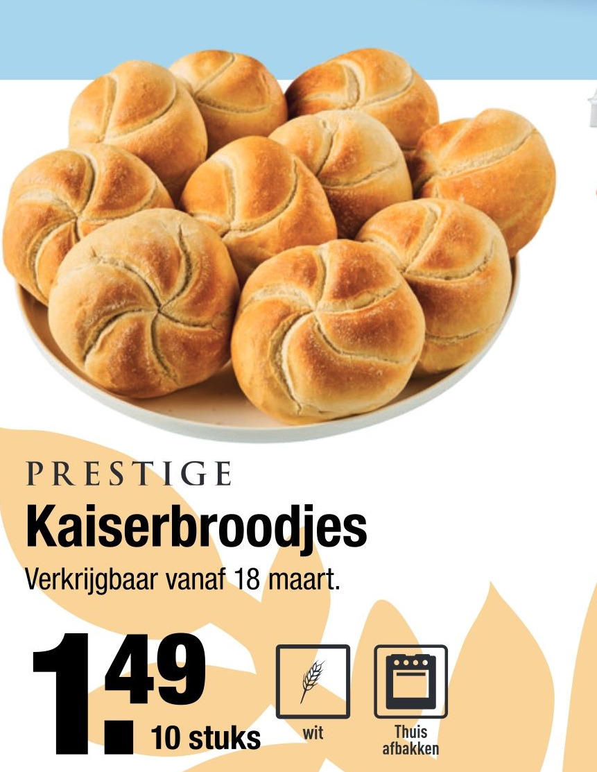 Kaiserbroodjes Aanbieding Bij Aldi