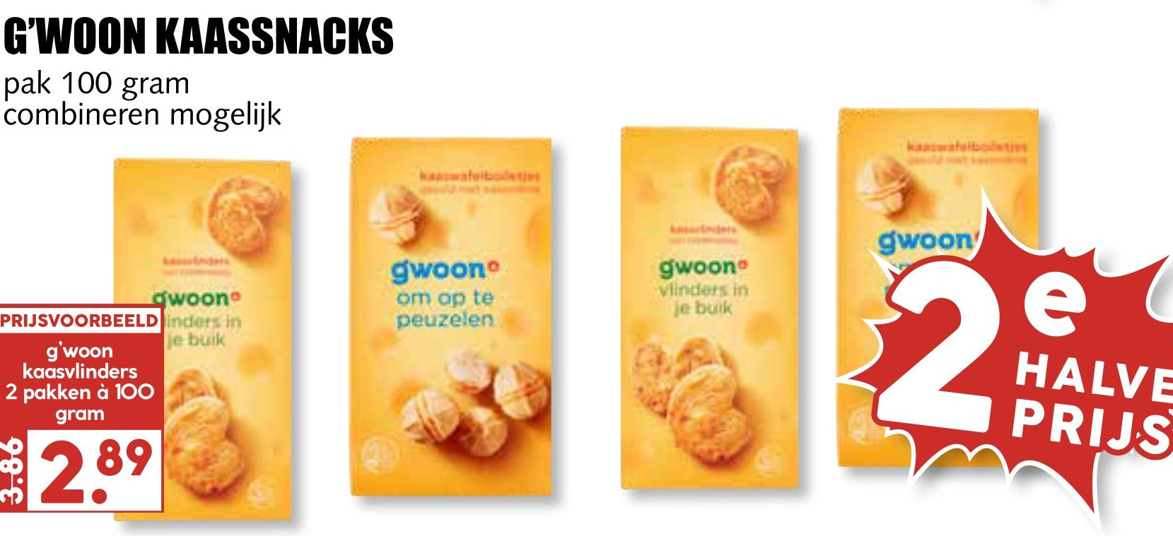 G Woon Kaassnacks Aanbieding Bij MCD Supermarkt