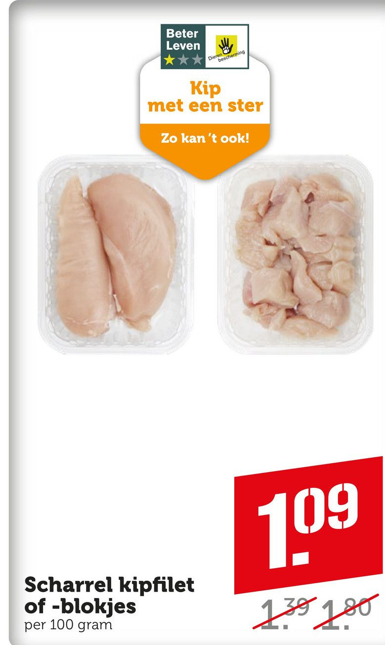 Scharrel Kipfilet Of Blokjes Aanbieding Bij Coop