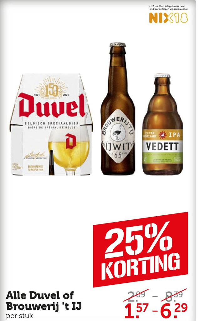 Alle Duvel Of Brouwerij T Ij Aanbieding Bij Coop