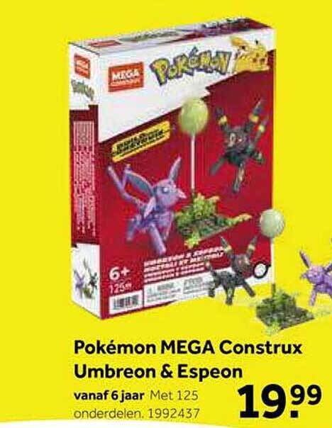 Pok Mon Mega Construx Umbreon Espeon Aanbieding Bij Intertoys