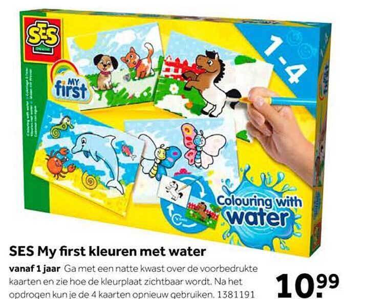 Ses My First Kleuren Met Water Aanbieding Bij Intertoys