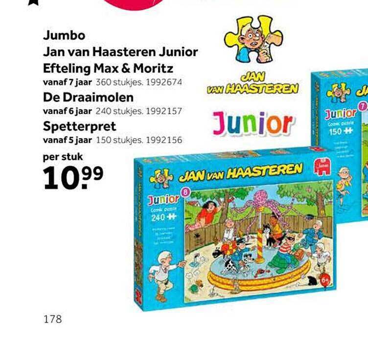 Jumbo Jan Van Haasteren Junior Efteling Max Moritz De Drraimolen Of