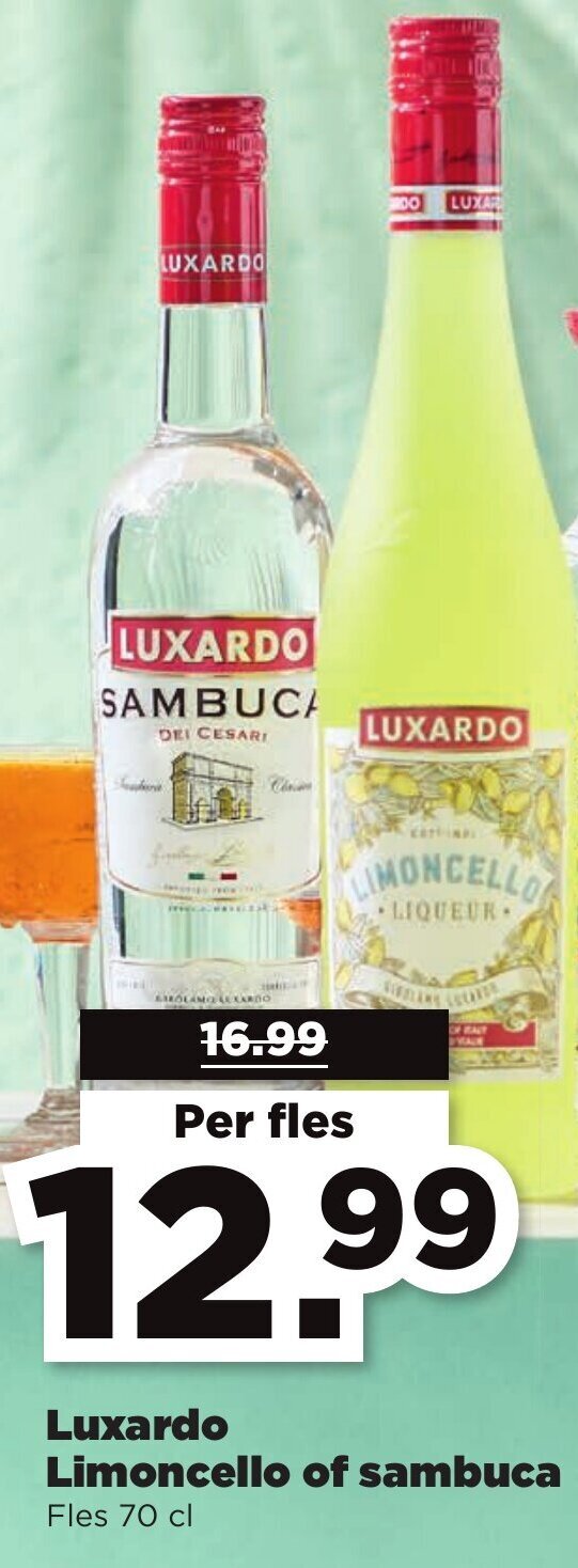 Luxardo Limoncello Of Sambuca Cl Aanbieding Bij Plus