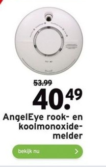 Angeleye Rook En Koolmonoxidemelder Aanbieding Bij GAMMA