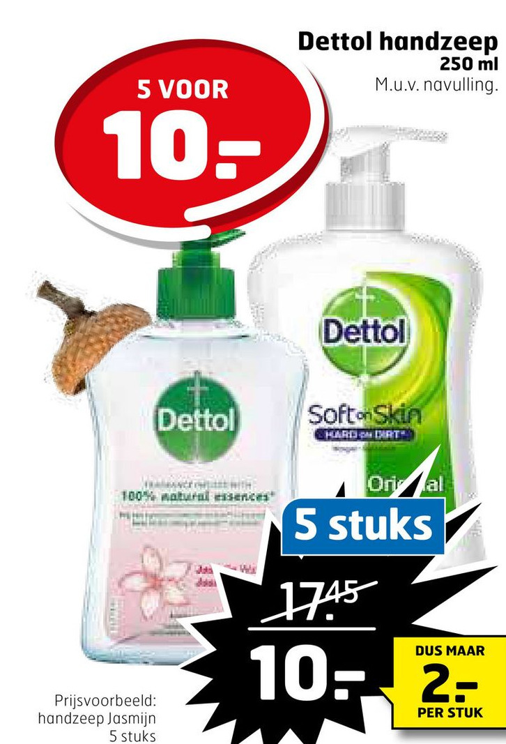 Dettol Handzeep Aanbieding Bij Trekpleister