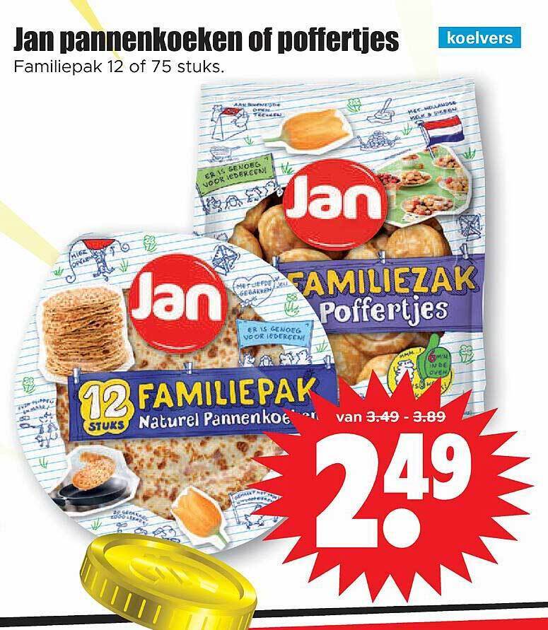 Jan Pannenkoeken Of Poffertjes Aanbieding Bij Dirk